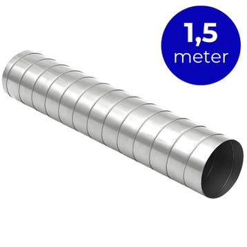 Spirobuis Ø 100mm - staal - Lengte 1,5 meter, Verzenden, Nieuw