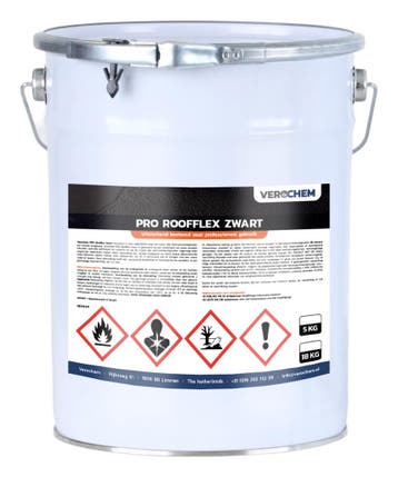 Pro Roofflex Dakcoating Zwart 18KG, Ophalen of Verzenden, Nieuw