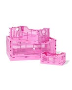 HEMA Klapkrat letterbord recycled roze 1+1 gratis, Verzenden, Nieuw