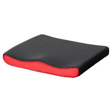 Mesh Rolstoelkussen Zwart/Rood gevormd zitkussen - 50 cm, Ophalen of Verzenden, Nieuw
