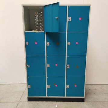 12-deurs CP lockerkast EXTRA DIEP - 195x122x58 cm (met schad, Ophalen of Verzenden, Nieuw