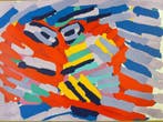 Karel Appel (1921-2006) - Big Red Head Lavender