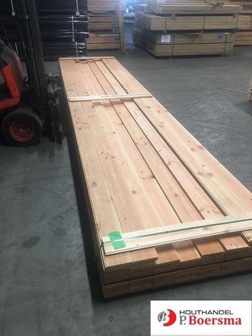 Douglas vellingdelen - dakbeschot - goedkoop, Nieuw, 250 cm of meer, Planken