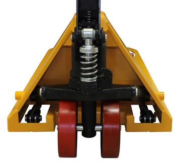 Palletwagen / pompwagen 2500kg met tandem PU wielstel, Ophalen of Verzenden, Nieuw