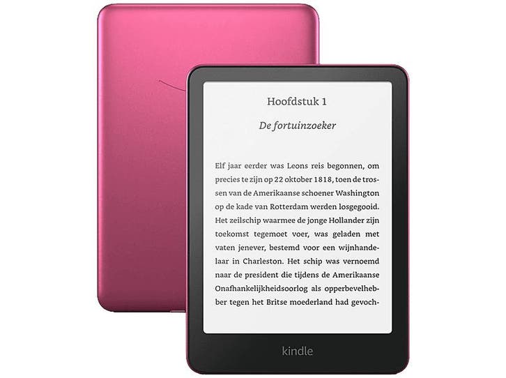 Amazon -  Kindle Paperwhite Signature Edition  - Raspberry, Computers en Software, E-readers, 7 inch, 16 GB of meer, Nieuw, 7 inch