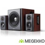 Edifier S350DB 2.1 Zwart/Bruin, Computers en Software, Pc speakers, Verzenden, Nieuw, Edifier