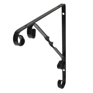 Duraline - Plankdrager - Ornament Zwart - Metaal - 25x25cm, Verzenden, Nieuw