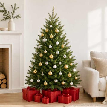 vidaXL Kerstballen 100 st zilverkleurig/goudkleurig, Verzenden, Nieuw