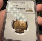 Spanje. Gobierno Provisional. 50 centavos 1937 * 34 MS63 RB