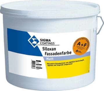 Sigma Siloxan Fassadenfarbe Matt - Wit - 1 liter, Wit, Nieuw, Ophalen of Verzenden, Verf