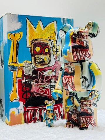 Medicom toy - BE@RBRICK 400% & 100% Jean Michel Basquiat #6