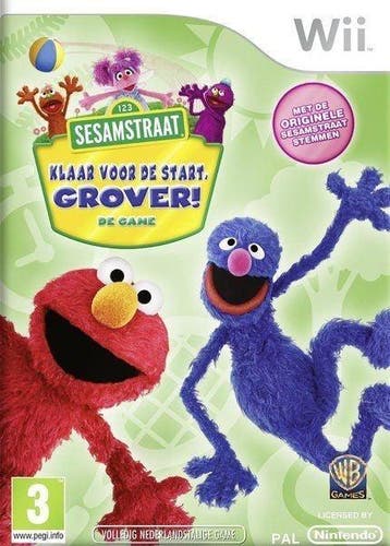 Wii Sesamstraat: Klaar Voor de Start: Grover, Verzenden, Zo goed als nieuw