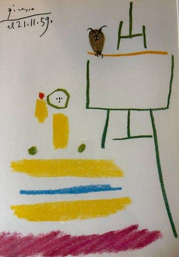 Pablo Picasso (1881-1973) - Composition inedite