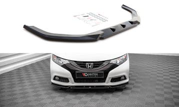 Voorspoiler V.2 Honda Civic Tourer MK9 Maxton Glans Zwart, Ophalen of Verzenden, Nieuw