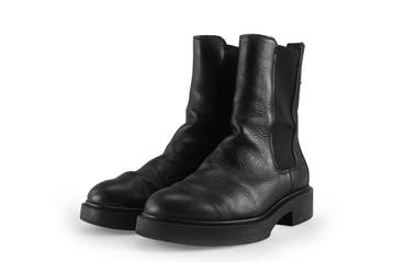 Manfield Chelsea boots in maat 38 Zwart, Verzenden, Zwart, Overige typen, Zo goed als nieuw