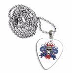 Doodshoofd plectrum ketting, sleutelhanger of oorbellen, Ophalen of Verzenden, Nieuw