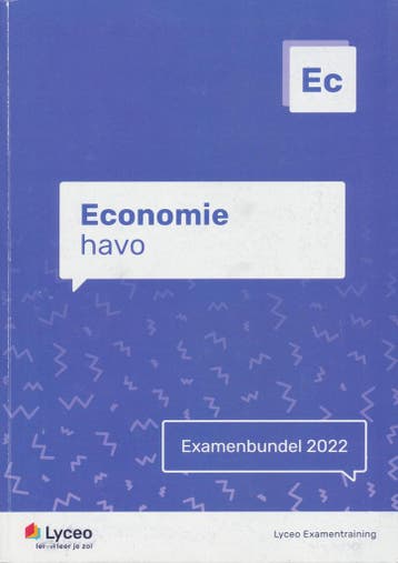 Examenbundel Economie 2022 Havo, Verzenden, Nieuw