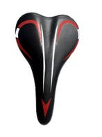 Fietszadel 26 & 24 Inch – Zwart - Rood | Comfortabel &, Ophalen of Verzenden, Nieuw, Hbs