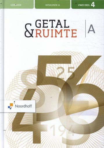 9789001737047 Getal  Ruimte vwo A leerboek 4 | Tweedehands, Boeken, Schoolboeken, Verzenden, Zo goed als nieuw