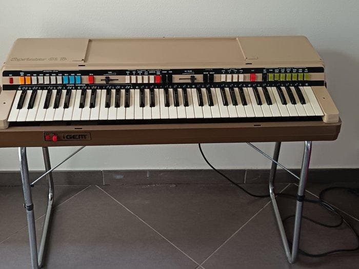 Gem - Sprinter 61 B - - Keyboard-synthesizer - 1968 (Zonder, Muziek en Instrumenten, Blaasinstrumenten | Blokfluiten