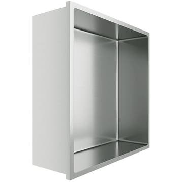 Inbouwnis - Leoni Nima - 30x30x10cm - RVS, Ophalen of Verzenden, Nieuw, Rvs