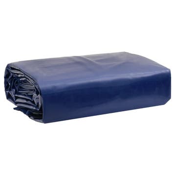 vidaXL Dekzeil 650 g/m² 4x6 m blauw, Verzenden, Nieuw
