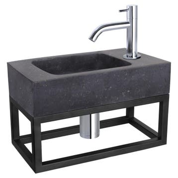 Differnz fonteinset bombai black - natuursteen - kraan, Verzenden, Nieuw