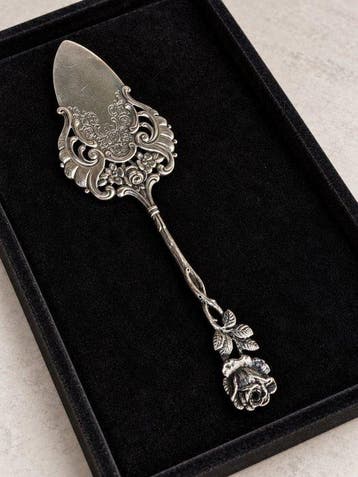 Christoph Bach - Taartschep - .835 zilver - 1930-1940 -