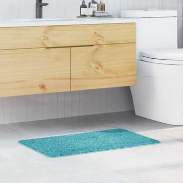 vidaXL Antislip Badmat Turquoise 50 x 80 cm PP, Verzenden, Nieuw