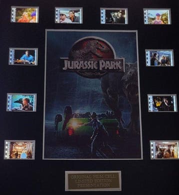 Jurassic Park - Framed Film Cell Display with COA, Verzamelen, Nieuw