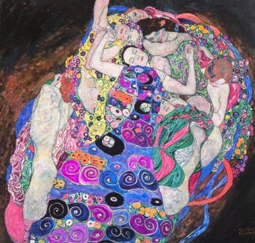 Gustav Klimt (1862-1918) - The Virgin, 1913. Gesigneerd in