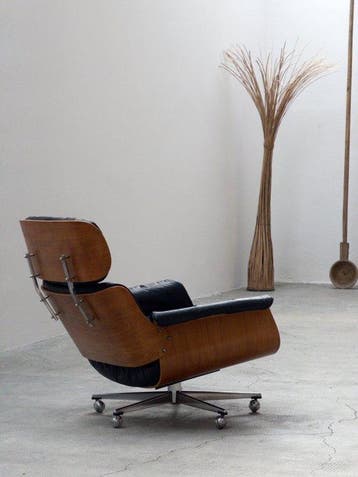 Giroflex Stoll - Martin Stoll - Lounge stoel - Leder, Hout,