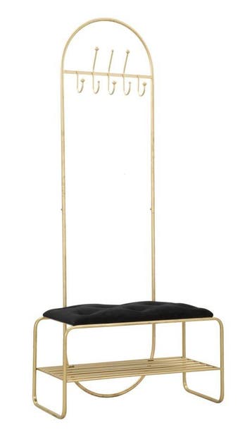 BANK MET HANGERS CM 80X38,5X180, Ophalen of Verzenden, Nieuw