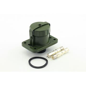 NATO-stekkerdoos 2-polige 12/24 Volt, Ophalen of Verzenden, Nieuw