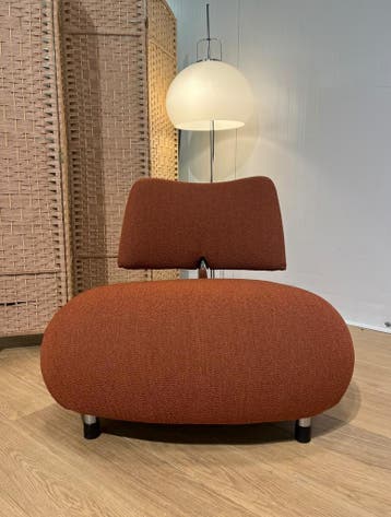 NIEUW GESTOFFEERD Leolux Pallone Fauteuil + Garantie, Nieuw, 75 tot 100 cm, Ophalen of Verzenden, 75 tot 100 cm
