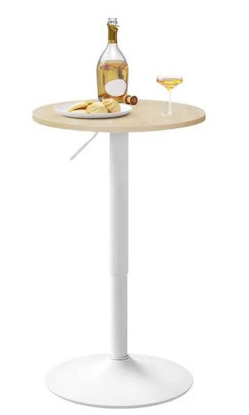 Verstelbare ronde bartafel – draaibaar blad - 52 cm, Verzenden, Nieuw