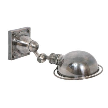Leeslamp Canberra Antiek Zilver Binnenverlichting Wandlampen, Verzenden, Nieuw