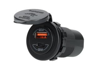Power Line Contactdoos USB-A QC3.0 + USB-C QC4.0 Lader, Ophalen of Verzenden, Nieuw