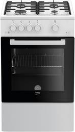 Beko FSG52010FW - Gasfornuis - 50 cm breed - Energieklasse A, Ophalen of Verzenden, Nieuw, 85 tot 90 cm