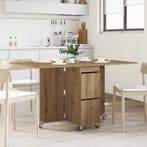 vidaXL Eettafel 2 pcs 140 x 80 x 77 cm Bewerkt hout, Verzenden, Nieuw