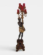 Staande lamp - Hout - Venetiaanse Moor
