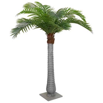 vidaXL Kunstpalmboom 15 blaadjes 200 cm groen, Verzenden, Nieuw