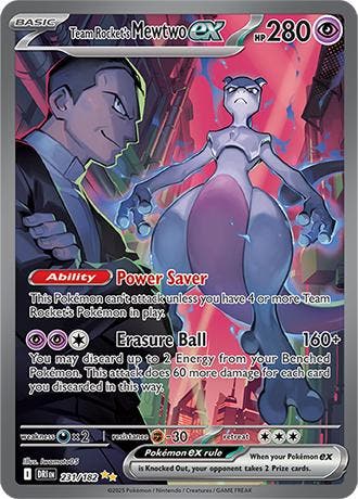 Team Rocket’s Mewtwo ex (DRI 231), Ophalen of Verzenden, Nieuw