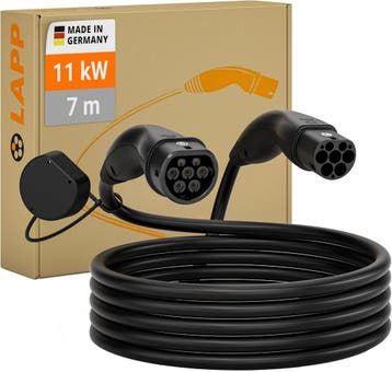 Mode 3 Laadkabel 11kW | 7 Meter | 34% Korting, Auto diversen, Ophalen of Verzenden, Zo goed als nieuw, Laadkabel