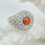 Bloedkoraal - Zilver - Ring - CORALLO MEDITERRANEO