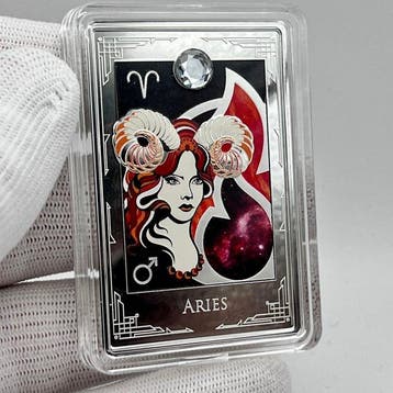 Niue. 3 Dollars 2025 – Star Signs of the Zodiac – Aries – 2