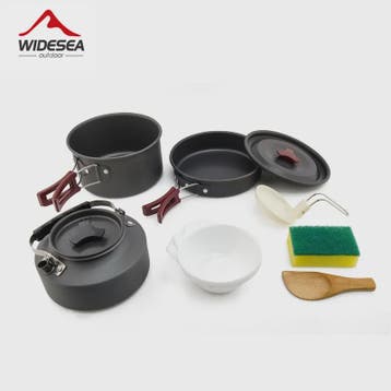 Widesea Camping Kookset Outdoor Potten & Pannen Set met Wate, Verzenden, Nieuw