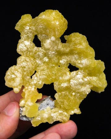 Gele bruciet op matrix - Hoogte: 9 cm - Breedte: 7.7 cm- 54, Verzamelen