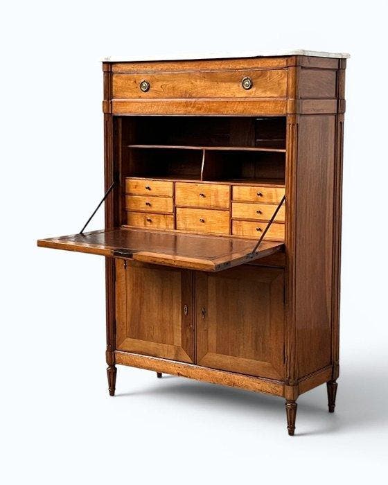 Jean-François Leleu (1729-1807) - Secrétaire à abattant -, Antiek en Kunst, Antiek | Meubels | Stoelen en Banken