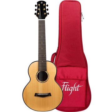 Flight GUT850 Guitarlele met Solid Spruce Top en Acacia Body, Diversen, Kerst, Ophalen of Verzenden, Nieuw